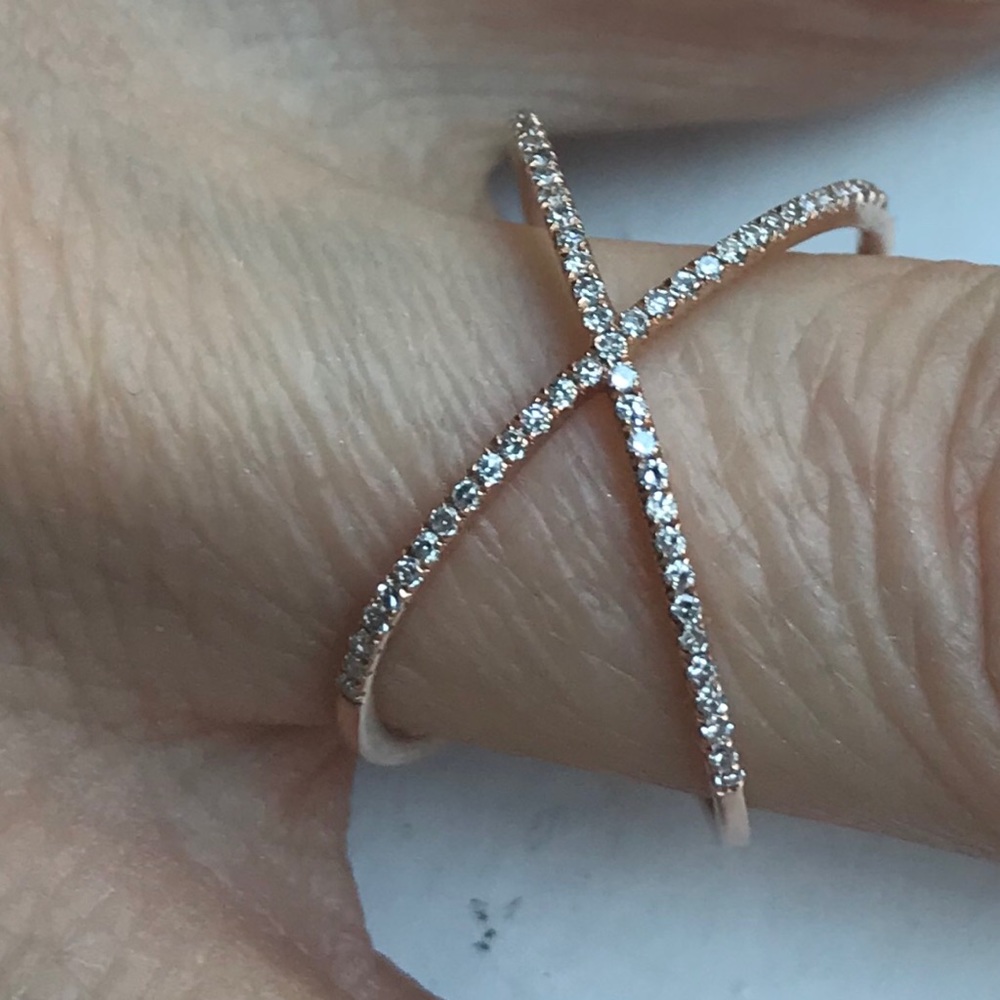 Diamond X Ring